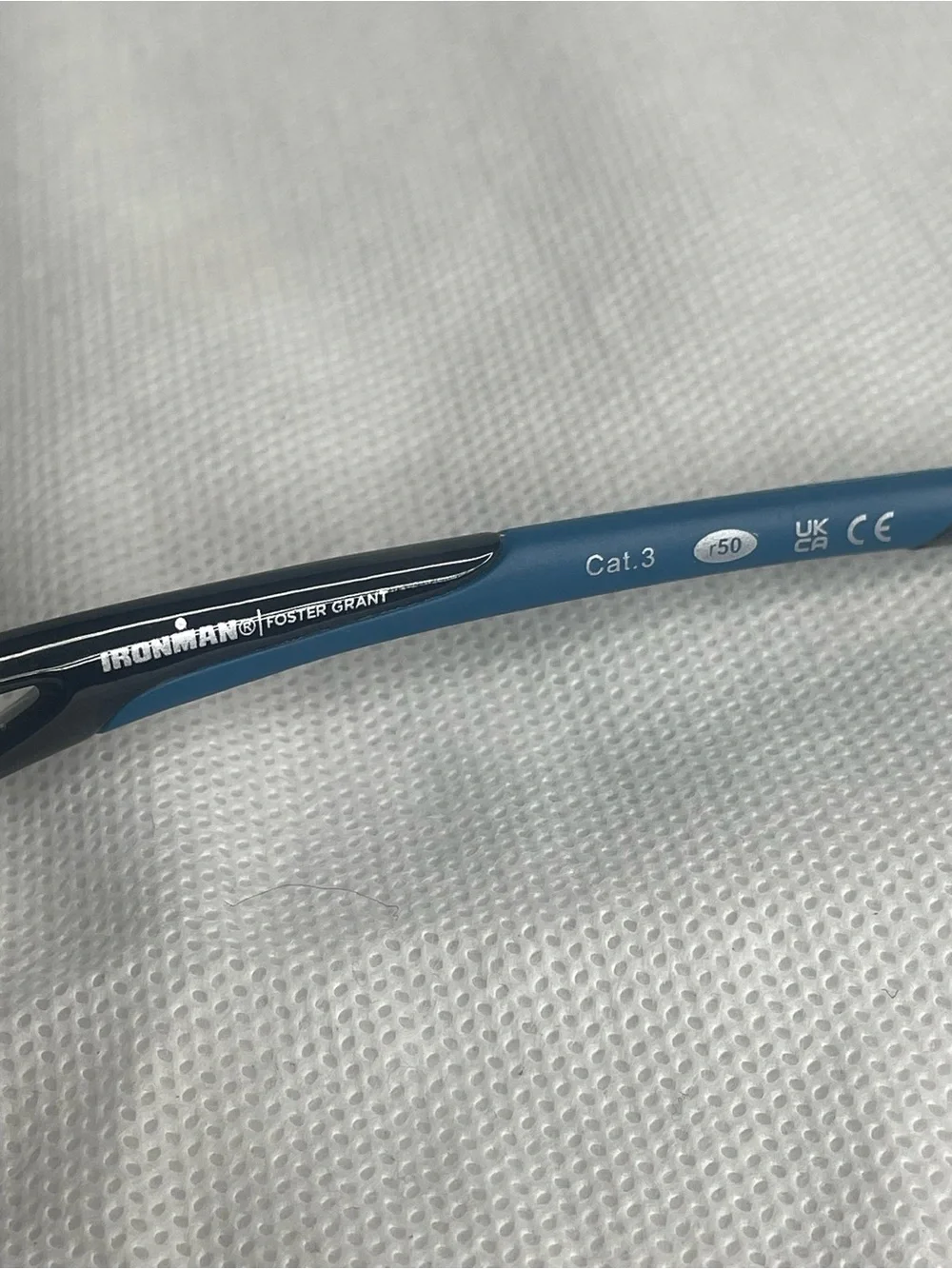 Ironman Ambition Blade Wrap Sports Sunglasses Crystal Gray Sapphire Blue SR0824
